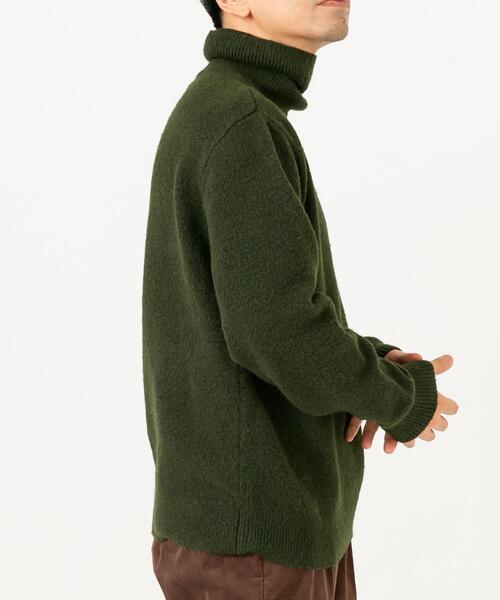 URBAN RESEARCH ROSSO MEN（アーバンリサーチロッソメン）の「ブークレストレッチタートルニット（ニット/セーター・メンズ・グレー系その他/カーキ/ブラック/ブルー/グレー・SMALL/MEDIUM/LARGE/X-LARGE）」の12枚目の写真