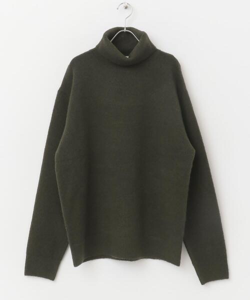 URBAN RESEARCH ROSSO MEN（アーバンリサーチロッソメン）の「ブークレストレッチタートルニット（ニット/セーター・メンズ・グレー系その他/カーキ/ブラック/ブルー/グレー・SMALL/MEDIUM/LARGE/X-LARGE）」の15枚目の写真
