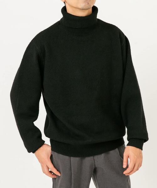 URBAN RESEARCH ROSSO MEN（アーバンリサーチロッソメン）の「ブークレストレッチタートルニット（ニット/セーター・メンズ・グレー系その他/カーキ/ブラック/ブルー/グレー・SMALL/MEDIUM/LARGE/X-LARGE）」の20枚目の写真