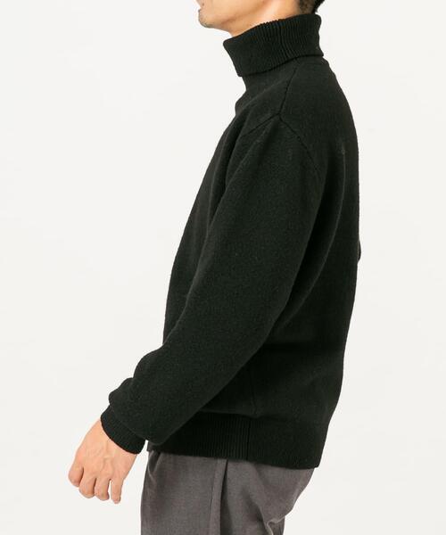 URBAN RESEARCH ROSSO MEN（アーバンリサーチロッソメン）の「ブークレストレッチタートルニット（ニット/セーター・メンズ・グレー系その他/カーキ/ブラック/ブルー/グレー・SMALL/MEDIUM/LARGE/X-LARGE）」の21枚目の写真