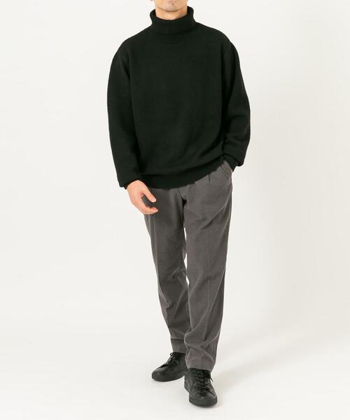 URBAN RESEARCH ROSSO MEN（アーバンリサーチロッソメン）の「ブークレストレッチタートルニット（ニット/セーター・メンズ・グレー系その他/カーキ/ブラック/ブルー/グレー・SMALL/MEDIUM/LARGE/X-LARGE）」の22枚目の写真