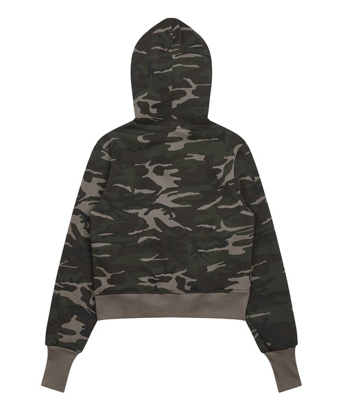 サ*菜様 NVRFRGT カモフラージュ フード付きパーカー セール】GT FUR UNBALANCE HOOD ZIP UP（パーカー）｜LUVISTRUE（ラヴ