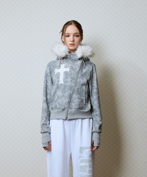 セール】GT FUR UNBALANCE HOOD ZIP UP（パーカー）｜LUVISTRUE（ラヴ