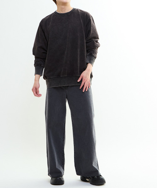 CONVERSE TOKYO（コンバーストウキョウ）の「BACK STAR★ PATCH INDIGO SWEAT（スウェット・レディース・インディゴブルー/ブラック/ライトインディゴブルー・MEDIUM/SMALL）」の16枚目の写真