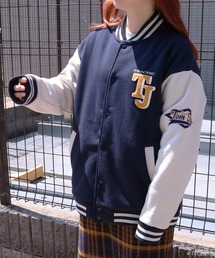 TOM&JERRY（トムアンドジェリー）の「【公式】トムとジェリー　裏起毛サガラ刺繍スタジャン（スタジャン）」