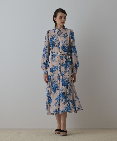 セール】ブーケフラワープリントワンピース（ワンピース）｜Diagram