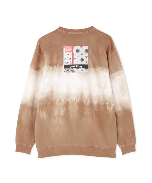 over print（オーバープリント）の「overprint/オーバープリント/SPACE DYE sweatshirts（スウェット・レディース・ブラウン/ネイビー・M/L/XL）」の12枚目の写真
