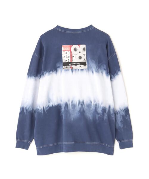 over print（オーバープリント）の「overprint/オーバープリント/SPACE DYE sweatshirts（スウェット・レディース・ブラウン/ネイビー・M/L/XL）」の10枚目の写真