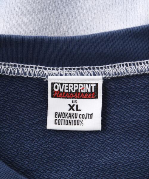 over print（オーバープリント）の「overprint/オーバープリント/SPACE DYE sweatshirts（スウェット・レディース・ブラウン/ネイビー・M/L/XL）」の4枚目の写真