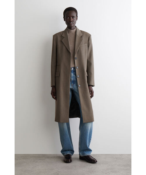 COS チェスターコート シングルブレストウールコート（チェスターコート）｜COS（コス）の