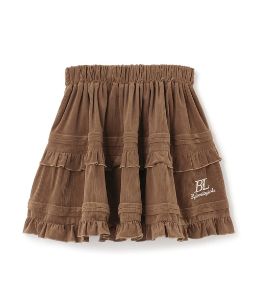 by LOVEiT（バイラビット）の「コール楊柳ティアードスカート（スカート・キッズ・アイボリー/ブラック/ブラウン・140cm/130cm/150cm/120cm/160cm）」の11枚目の写真