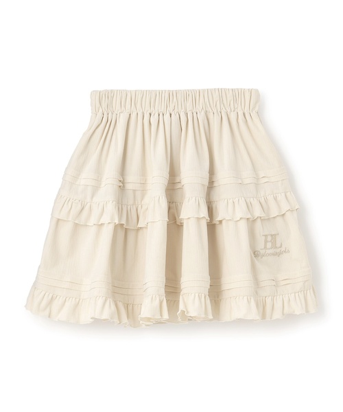 by LOVEiT（バイラビット）の「コール楊柳ティアードスカート（スカート・キッズ・アイボリー/ブラック/ブラウン・140cm/130cm/150cm/120cm/160cm）」の12枚目の写真