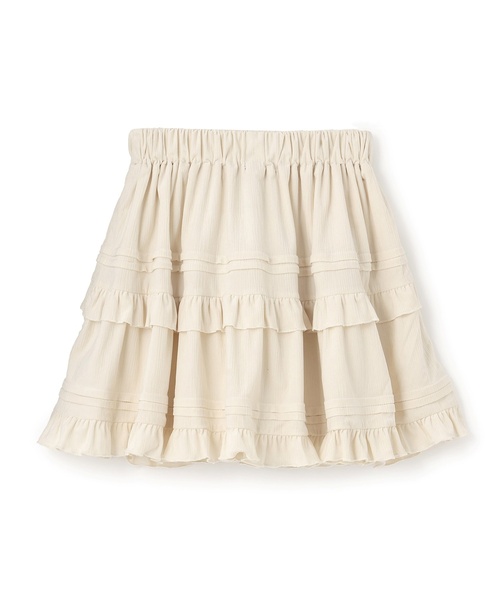 by LOVEiT（バイラビット）の「コール楊柳ティアードスカート（スカート・キッズ・アイボリー/ブラック/ブラウン・140cm/130cm/150cm/120cm/160cm）」の13枚目の写真