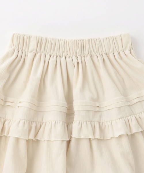 by LOVEiT（バイラビット）の「コール楊柳ティアードスカート（スカート・キッズ・アイボリー/ブラック/ブラウン・140cm/130cm/150cm/120cm/160cm）」の14枚目の写真