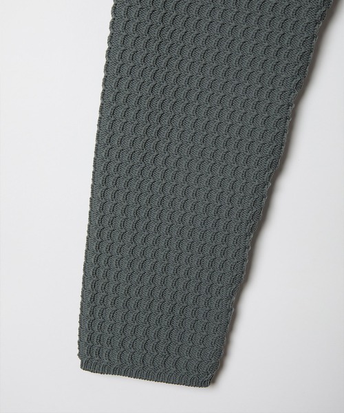 soduk(スドーク)の「knit polo top(ポロシャツ・レディース・ネイビー/グレー/ブラック・ONE SIZE)」の11枚目の写真