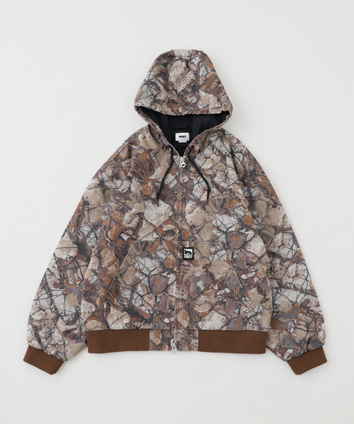 OBEY(オベイ)の「OBEY / オベイ GLEN ZIP UP JACKET(ブルゾン・メンズ・ブラウン・LARGE/MEDIUM)」の6枚目の写真