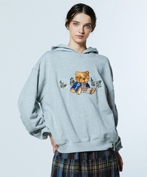 DOUBLE STANDARD CLOTHING | フラワーベア 裏毛パーカー(パーカー)
