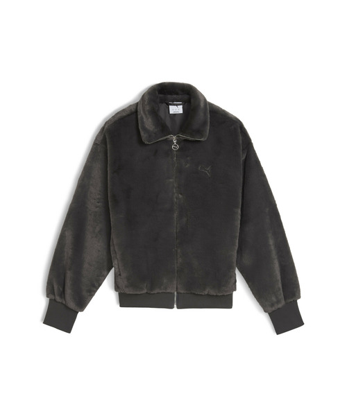 PUMA（プーマ）の「PUMA プーマ ウィメンズ ワードローブ ESS ソフト フリース ジャケット（ナイロンジャケット・レディース・オフホワイト/ダークグレー・SMALL/X-LARGE/LARGE/MEDIUM）」の13枚目の写真