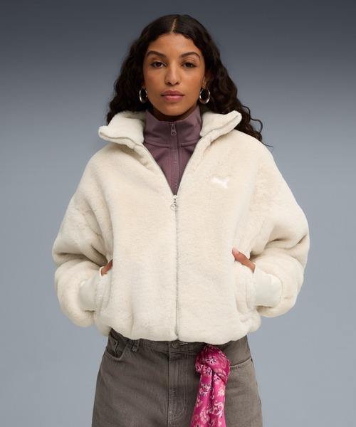 プーマ（PUMA）/PUMA/プーマ/ウィメンズ ワードローブ ESS ソフト フリース ジャケット PUMA プーマ ウィメンズ ワードローブ ESS ソフト フリース ジャケット