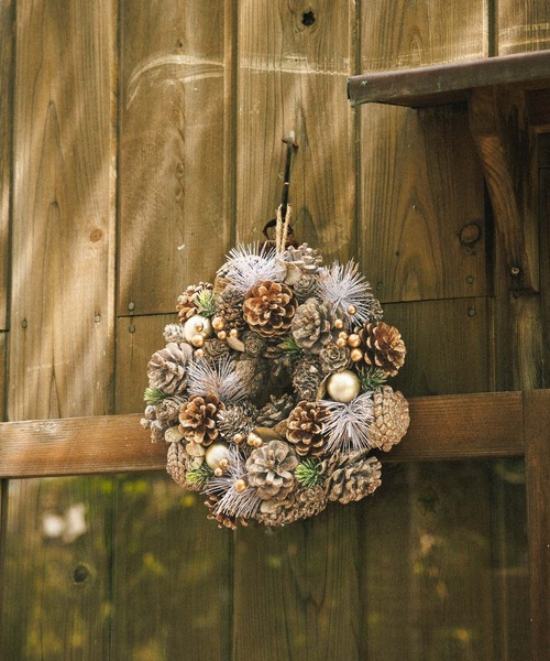 BAYFLOW（ベイフロー）の「リース★2025X'mas★（インテリア雑貨・レディース・レッド/ブラウン/ホワイト/ブルー・ONESIZE）」の2枚目の写真