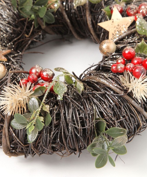 BAYFLOW（ベイフロー）の「リース★2025X'mas★（インテリア雑貨・レディース・レッド/ブラウン/ホワイト/ブルー・ONESIZE）」の5枚目の写真