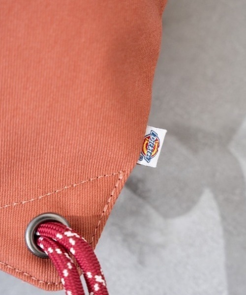 Dickies(ディッキーズ)の「Dickies/ディッキーズ ナップサック TWILL NAPSACK GORO NAKATSUGAWA(min-nano)ディレクションモデル 81228900(エコバッグ/サブバッグ・メンズ・ベージュ系その他/杢グレー/レッド・FREE)」の10枚目の写真