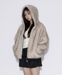 Reversible Fur Blouson Hoodie / リバーシブルファーブルゾンパーカー 2WAY