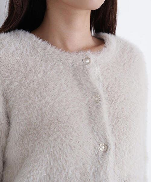 NATURAL BEAUTY BASIC（ナチュラルビューティーベーシック）の「◇【sweet掲載】【ちょうど、いい服】“ふわ＆リブ”アンサンブルニット（カーディガン/ボレロ・レディース・ブラウン/ライトグリーン/ベージュ/イエロー・FREE）」の17枚目の写真