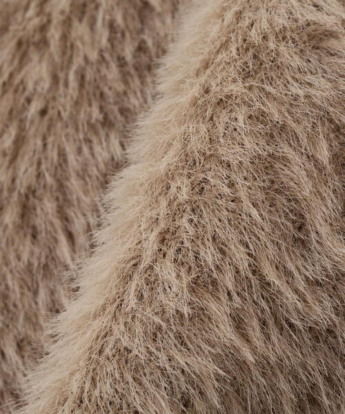 NATURAL BEAUTY BASIC（ナチュラルビューティーベーシック）の「◇【sweet掲載】【ちょうど、いい服】“ふわ＆リブ”アンサンブルニット（カーディガン/ボレロ・レディース・ブラウン/ライトグリーン/ベージュ/イエロー・FREE）」の20枚目の写真