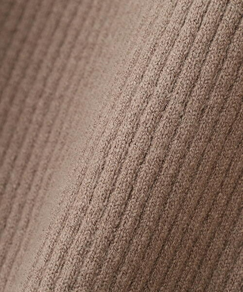 NATURAL BEAUTY BASIC（ナチュラルビューティーベーシック）の「◇【sweet掲載】【ちょうど、いい服】“ふわ＆リブ”アンサンブルニット（カーディガン/ボレロ・レディース・ブラウン/ライトグリーン/ベージュ/イエロー・FREE）」の21枚目の写真