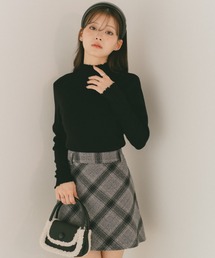 ハイネックメローニット