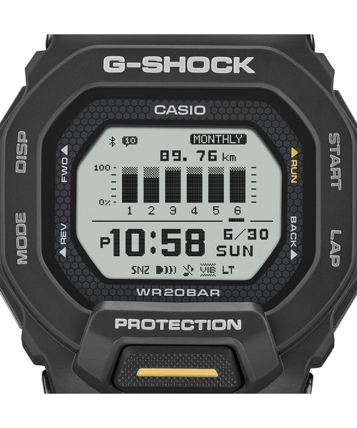 G-SHOCK(ジーショック)の「G-SQUAD(ジー・スクワッド) / GBD-200-1A1JF(デジタル腕時計・メンズ・ブラック・FREE)」の3枚目の写真