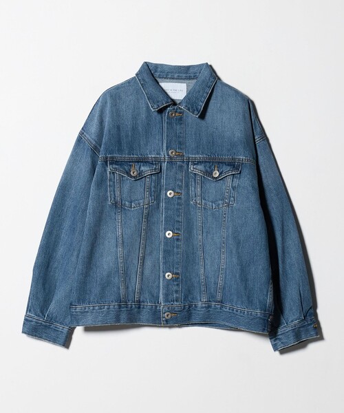 A DAY IN THE LIFE UNITED ARROWS(アデイインザライフユナイテッドアローズ)の「デニムジャケット <A DAY IN THE LIFE>(デニムジャケット・レディース・コバルトブルー/ブラック/ネイビー・FREE)」の2枚目の写真