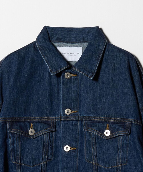 A DAY IN THE LIFE UNITED ARROWS(アデイインザライフユナイテッドアローズ)の「デニムジャケット <A DAY IN THE LIFE>(デニムジャケット・レディース・コバルトブルー/ブラック/ネイビー・FREE)」の5枚目の写真