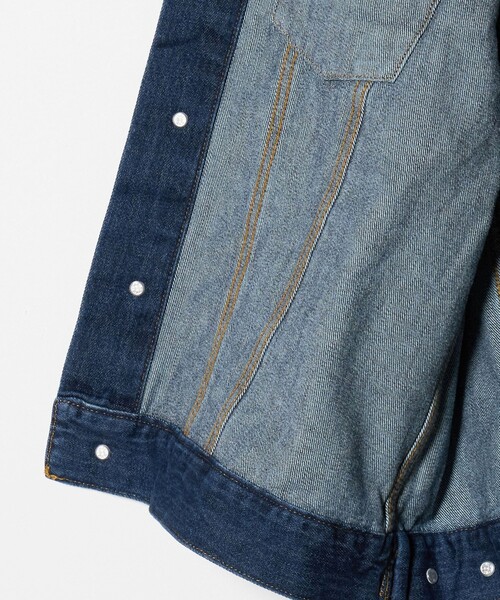 A DAY IN THE LIFE UNITED ARROWS(アデイインザライフユナイテッドアローズ)の「デニムジャケット <A DAY IN THE LIFE>(デニムジャケット・レディース・コバルトブルー/ブラック/ネイビー・FREE)」の8枚目の写真