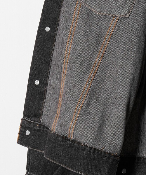 A DAY IN THE LIFE UNITED ARROWS(アデイインザライフユナイテッドアローズ)の「デニムジャケット <A DAY IN THE LIFE>(デニムジャケット・レディース・コバルトブルー/ブラック/ネイビー・FREE)」の12枚目の写真