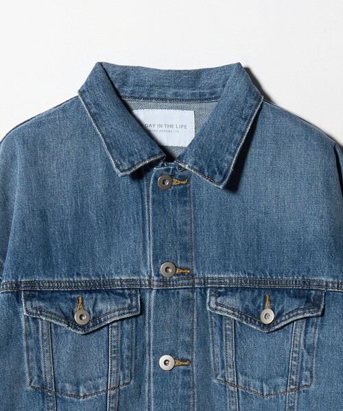 A DAY IN THE LIFE UNITED ARROWS(アデイインザライフユナイテッドアローズ)の「デニムジャケット <A DAY IN THE LIFE>(デニムジャケット・レディース・コバルトブルー/ブラック/ネイビー・FREE)」の15枚目の写真