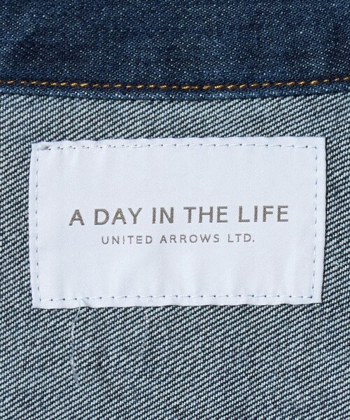 A DAY IN THE LIFE UNITED ARROWS(アデイインザライフユナイテッドアローズ)の「デニムジャケット <A DAY IN THE LIFE>(デニムジャケット・レディース・コバルトブルー/ブラック/ネイビー・FREE)」の18枚目の写真