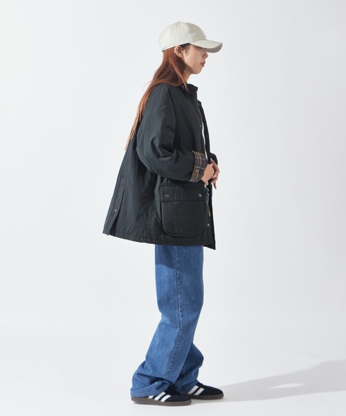 Barbour（バブアー）の「Barbour/バブア― BEDALE / ビデイル　中綿 オーバーサイズフィットジャケット (ユニセックス)（ダウンジャケット/コート・メンズ・ブラック/オリーブ・40/38/36）」の5枚目の写真
