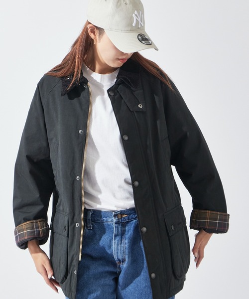 Barbour（バブアー）の「Barbour/バブア― BEDALE / ビデイル　中綿 オーバーサイズフィットジャケット (ユニセックス)（ダウンジャケット/コート・メンズ・ブラック/オリーブ・40/38/36）」の9枚目の写真
