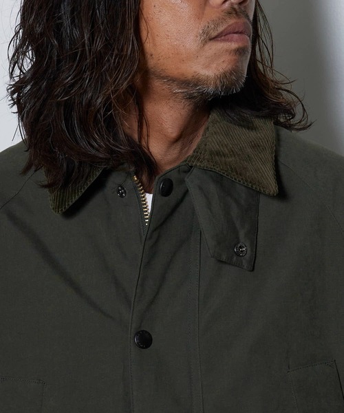 Barbour（バブアー）の「Barbour/バブア― BEDALE / ビデイル　中綿 オーバーサイズフィットジャケット (ユニセックス)（ダウンジャケット/コート・メンズ・ブラック/オリーブ・40/38/36）」の11枚目の写真