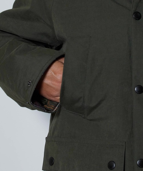 Barbour（バブアー）の「Barbour/バブア― BEDALE / ビデイル　中綿 オーバーサイズフィットジャケット (ユニセックス)（ダウンジャケット/コート・メンズ・ブラック/オリーブ・40/38/36）」の22枚目の写真