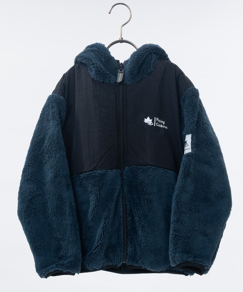 30】〔LOGOS/ロゴス〕ソフトボア フルジップ フードジャケット