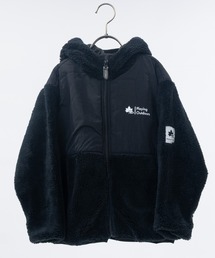 LOGOS（ロゴス）の「【30】〔LOGOS/ロゴス〕ソフトボア フルジップ フードジャケット（ブルゾン）」
