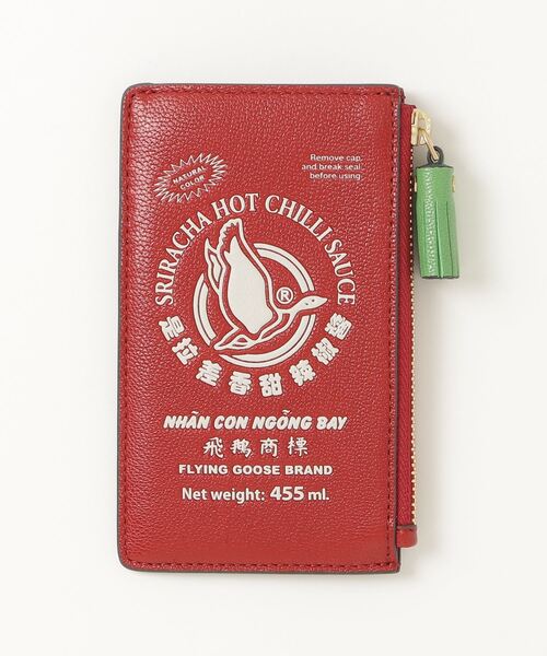 ANYA HINDMARCH レザーケース レッド ANYA HINDMARCH（アニヤ・ハインドマーチ） カードケース ANYA