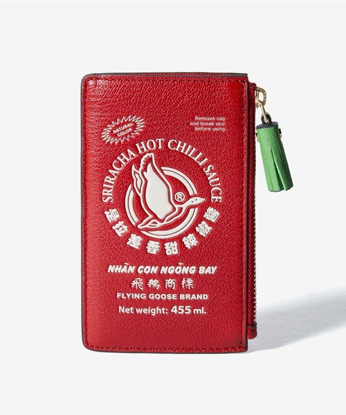 セール】ANYA HINDMARCH Flying Goose Sriracha ZIP CARD CASE アニヤ