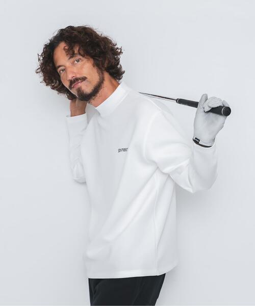 URBAN RESEARCH Sonny Label（アーバンリサーチサニーレーベル）の「OOPS×RYUAMBE 　モックネックロングTシャツ（Tシャツ/カットソー・メンズ・ブラック/オフホワイト/グリーン・X-LARGE/LARGE/MEDIUM）」の5枚目の写真