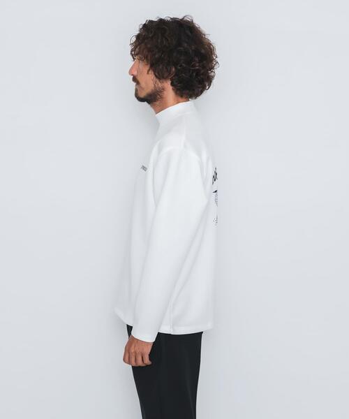 URBAN RESEARCH Sonny Label（アーバンリサーチサニーレーベル）の「OOPS×RYUAMBE 　モックネックロングTシャツ（Tシャツ/カットソー・メンズ・ブラック/オフホワイト/グリーン・X-LARGE/LARGE/MEDIUM）」の9枚目の写真