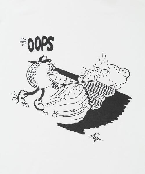 URBAN RESEARCH Sonny Label（アーバンリサーチサニーレーベル）の「OOPS×RYUAMBE 　モックネックロングTシャツ（Tシャツ/カットソー・メンズ・ブラック/オフホワイト/グリーン・X-LARGE/LARGE/MEDIUM）」の14枚目の写真