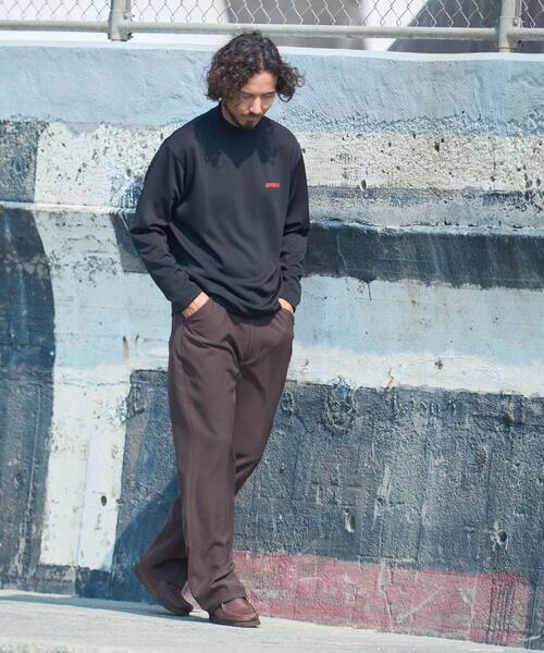 URBAN RESEARCH Sonny Label（アーバンリサーチサニーレーベル）の「OOPS×RYUAMBE 　モックネックロングTシャツ（Tシャツ/カットソー・メンズ・ブラック/オフホワイト/グリーン・X-LARGE/LARGE/MEDIUM）」の16枚目の写真